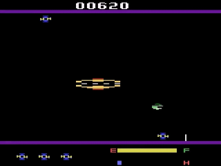 Cross Force title screen for Atari 2600